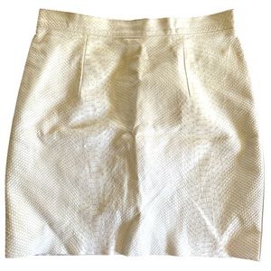 American Apparel off while leather mini skirt